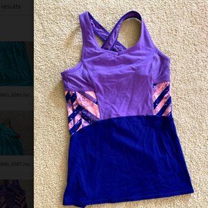 Purple Athletic Tank top